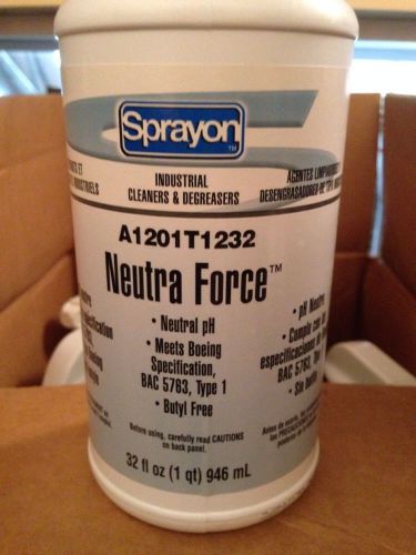 Sprayon neutra-force cleaner degreaser lot of 7 bottles for sale