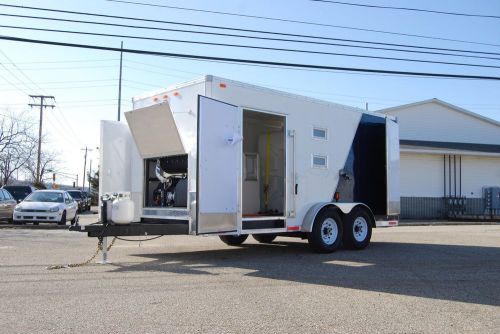 Trailer mounted pressure washer, mobile wash, hot or cold water, mobile wash for sale