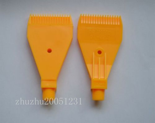 5pcs ABS Air Blower Air Nozzle Air Knife 1/4&#039;&#039; H1 Yellow air blowing comb type