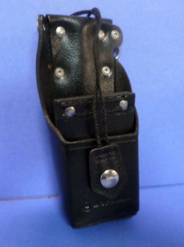 Motorola leather case ntn7244a nnb for sale