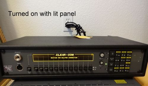 Clear-com Intercom Matrix Plus System ICS-2003 Display Station  12 selector