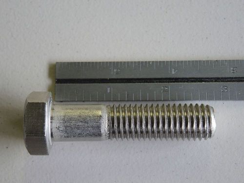 Hex head cap screw 304 stainless steel, 5/8-11 x 2 5/8&#034; long  10 pieces for sale