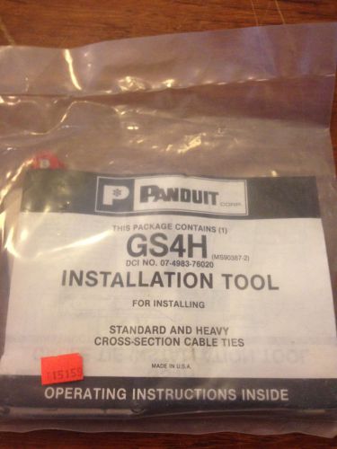 GS4H  Installation Tool STandard and Heavy cross-section cable ties