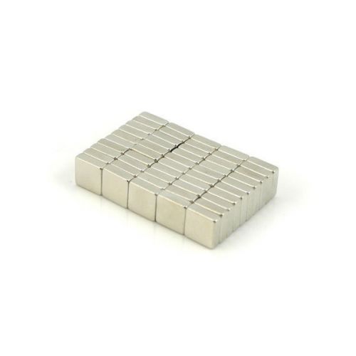 50pcs 7/32&#034; x 7/32&#034; x 5/64&#034; Blocks 6x6x2mm Neodymium Magnets Fridge Craft N35