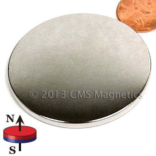 50 pc n42 2&#034; x 1/8&#034; neodymium disk magnets for sale