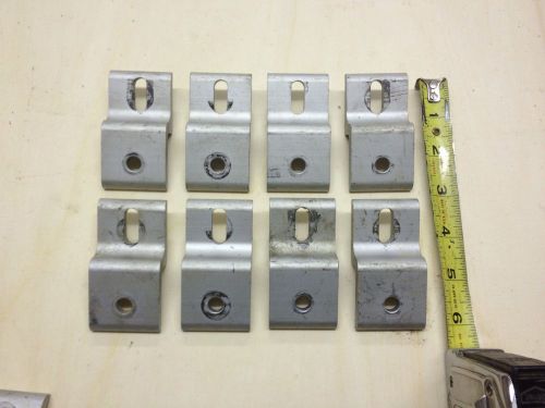80/20 brackets (8) offset used slotted hole series 15