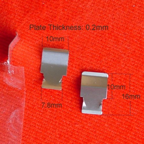 s 50pcs Metal P Spring Plate for Electronic Mechanical P-e