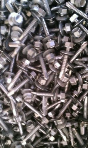 Sheet metal screws #14, 1 1/2 long stainless self tappers with washer 800 pieces for sale