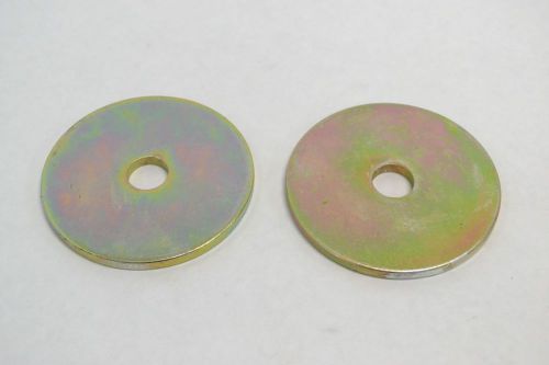 Lot 2 new lincoln industrial 48209 3-7/8x3/4in flat washer zinc plated b269158 for sale