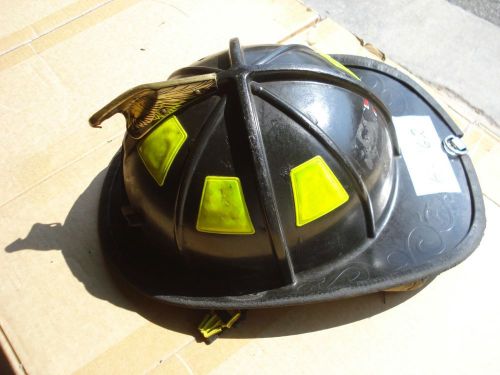 Cairns 1044 helmet + liner firefighter turnout bunker fire gear ...#162 black for sale