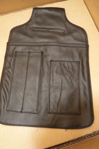 LAW ENFORCEMENT BLACK LEATHER TICKET BOOK POUCH BY TRIPLE K-NEW WITH TAG