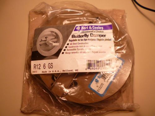 Hart &amp; cooley professional&#039;s choice round butterfly damper 6&#034; duct inside dia. for sale