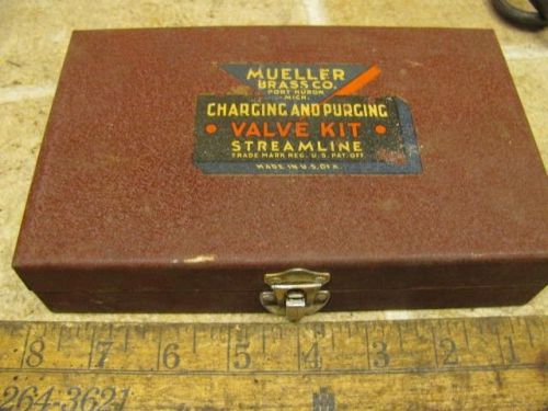 Vintage Mueller Brass Co Charge &amp; Purge Kit Streamline Refrigeration