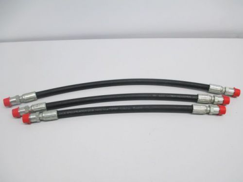 Lot 3 new gates assorted 4j2at 6mpln 6m0ln hydraulic hose 16in 18in 21in d234842 for sale