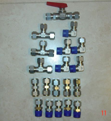 Hoke gyrolok ss tubing fittings with valve 1/2&#034; for sale