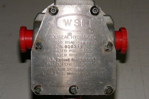 1 ea. used washington scientific rsa-03k-y3 472-1 rol-seal® hydraulic motor for sale