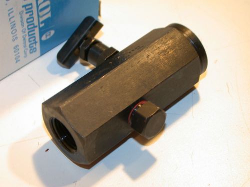 New deltrol 3/8&#034; steel pneu-trol flow valve f25s for sale