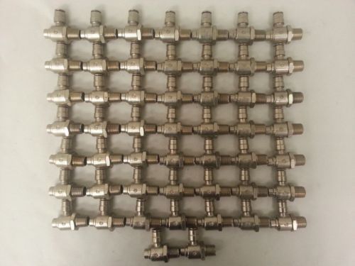 Lot of 51 schunk check choke control valves with banjo connector for sale