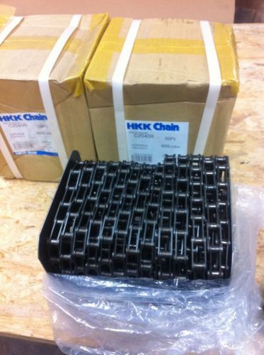 Hkk ansi  c2040r conveyor chain 50&#039;  w 10 connecting link kits japan new spool for sale