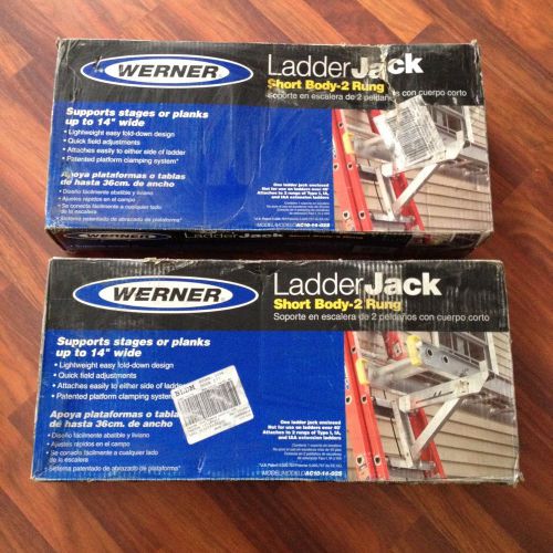 Werner Aluminum Ladder Jack AC-10-14S Short Body - New in the Box