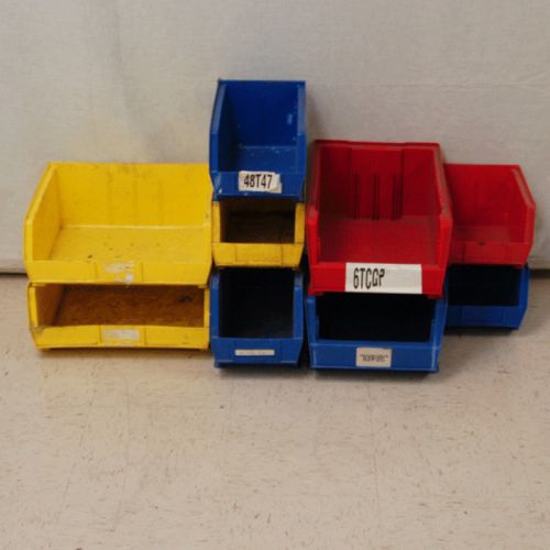 Lot of 9 akromils storage/stackable bins 30-239/30-240/30-250/30-265/30-281 for sale