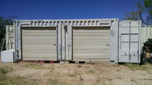 20 ft shipping container metal building roll up doors, glass dispTucson Ariz obo