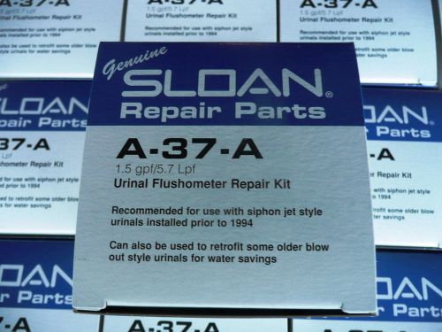 Box of fifty (50) genuine sloan urinal flushometer repair kits, a-37-a for sale
