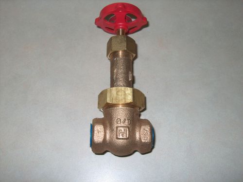 Milwaukee valve 3/8&#034; brass gate valve fig. 1174 200 swp, 400 wog **new ** for sale