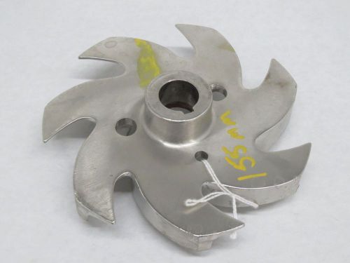 FRISTAM 4/5IN BORE 6-1/2IN OD 7VANE PUMP IMPELLER STAINLESS B324828