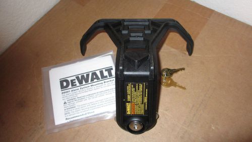 Ds001  dewalt  alarm system mounting bracket base unit w/ keys for sale