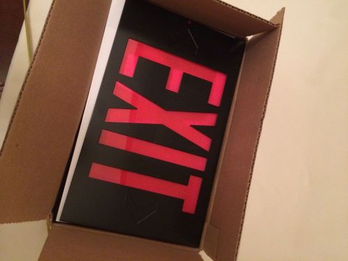 EXIT Sign - XFL2RBBU Big Letter - New Open Box