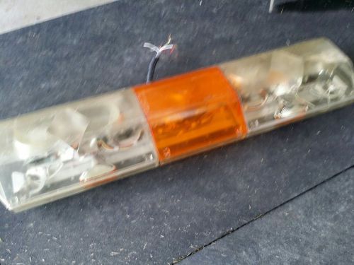 Code 3 Excalibur Caution Light Bar Clear dome for rotator Snow Truck Wrecker