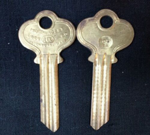 Vintage Ilco Uncut Key Blank 1021BA