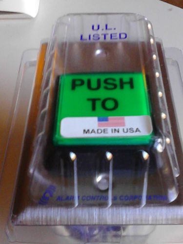 Alarm Control Corp. push to exit button TS-2