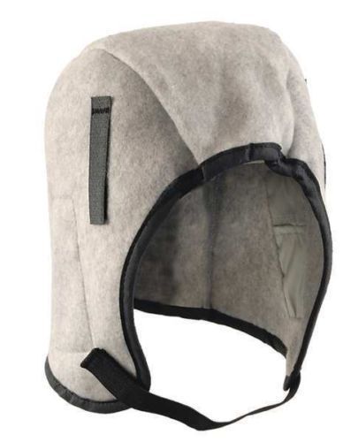Hard hat liner,  over the head, gray, fleece, size universal(lowest ebay price) for sale