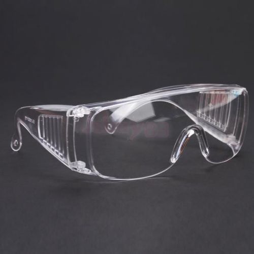 Clear Safety Eye Protection Glasses Chemistry Lab Eyewear Work Spectacle Goggles