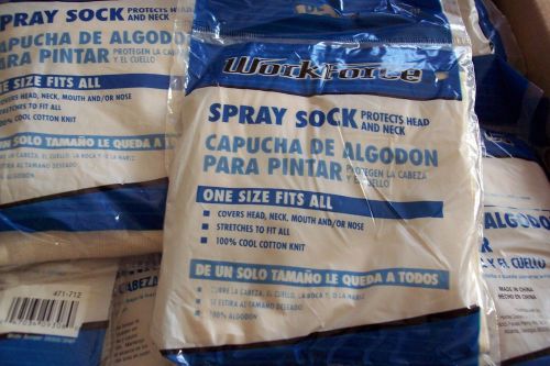 35 workforce spray sock one size fits all 100% cotton for sale