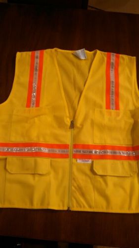 Bright Yellow Safety Vest Size XL