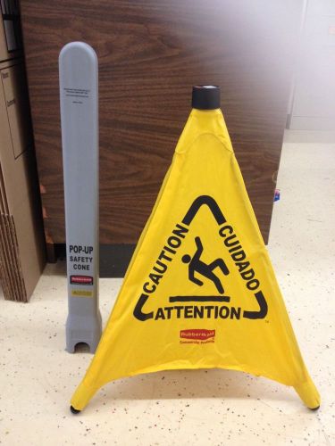 20 Inch Rubbermaid Commercial Pop-Up Safety Cone