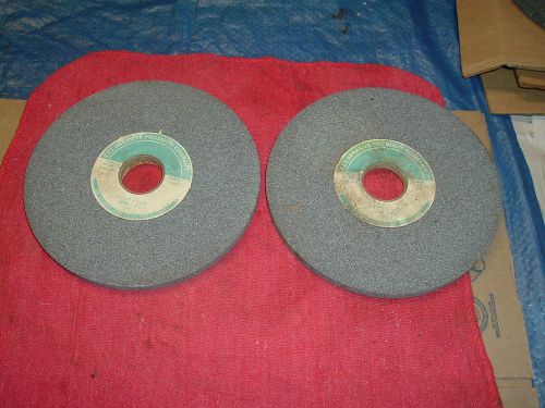 2  itt surface grinding wheels 7&#034;x3/8&#034; x 1-1/4&#034; hole za702 1-8v2 type 1 two l@@k for sale