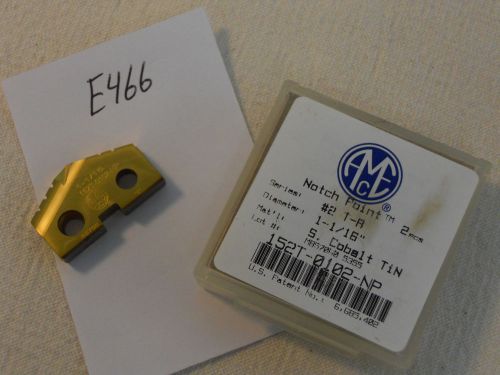 2 new 1-1/16&#034; allied spade drill insert. t-a cobalt tin. amec 152t-0102np {e466} for sale