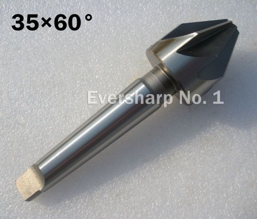 New 1pcs hss 8flute dia 35mm 60 degree taper shank countersinks drill cutter for sale