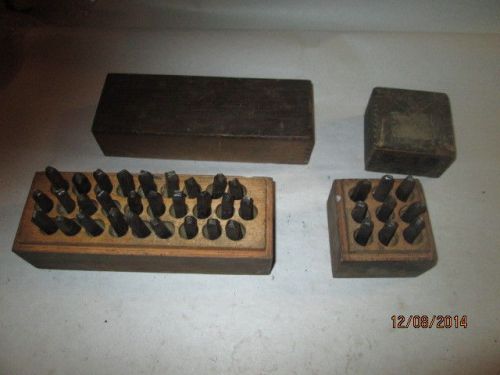 MACHINIST LATHE MILL Lot of Machinist Steel Letter and Number Stamp s Punch es