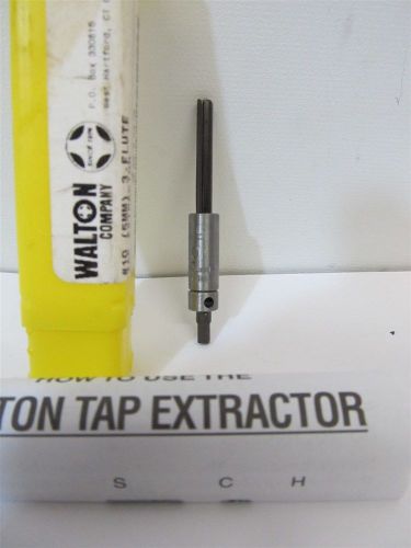 Walton Co. 10103, #10, 3 Flute, Tap Extractor w/ Square Shank