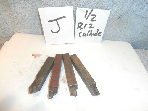 Machinists FP Buy Now USA Tool Bits J 1/2  Bz Carbide Pre Grounds