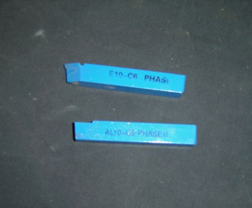 AL10-C6  (Phase II) &amp; E10-C6 (Phase) Grade C6 Threading Blades
