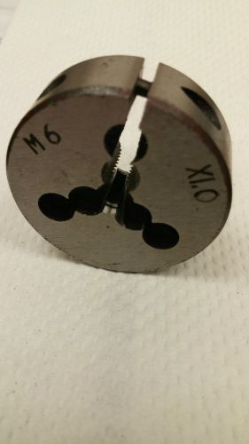 M6 x 1.0 adjustable round die_machinist_nos_industrial_tools_new for sale