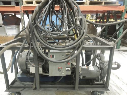 used 1200 psi drilling coolant chip blaster mobile pump