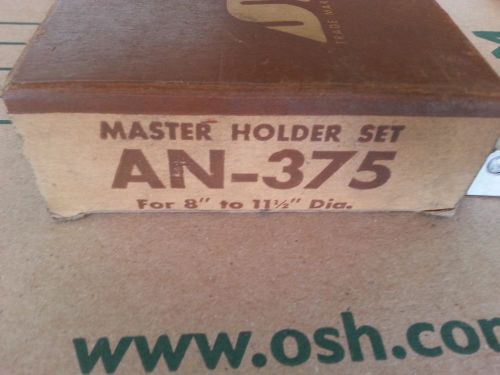 VINTAGE SUNNEN AN-375 MASTER STONE HOLDER SET 8&#034; to 11 1/2&#034; Diameter IN BOX..