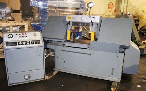 20&#034; w 15&#034; h marvel 15m horizontal band saw, 1-1/4&#034; blsde, 5 hp, semi-automatic, for sale